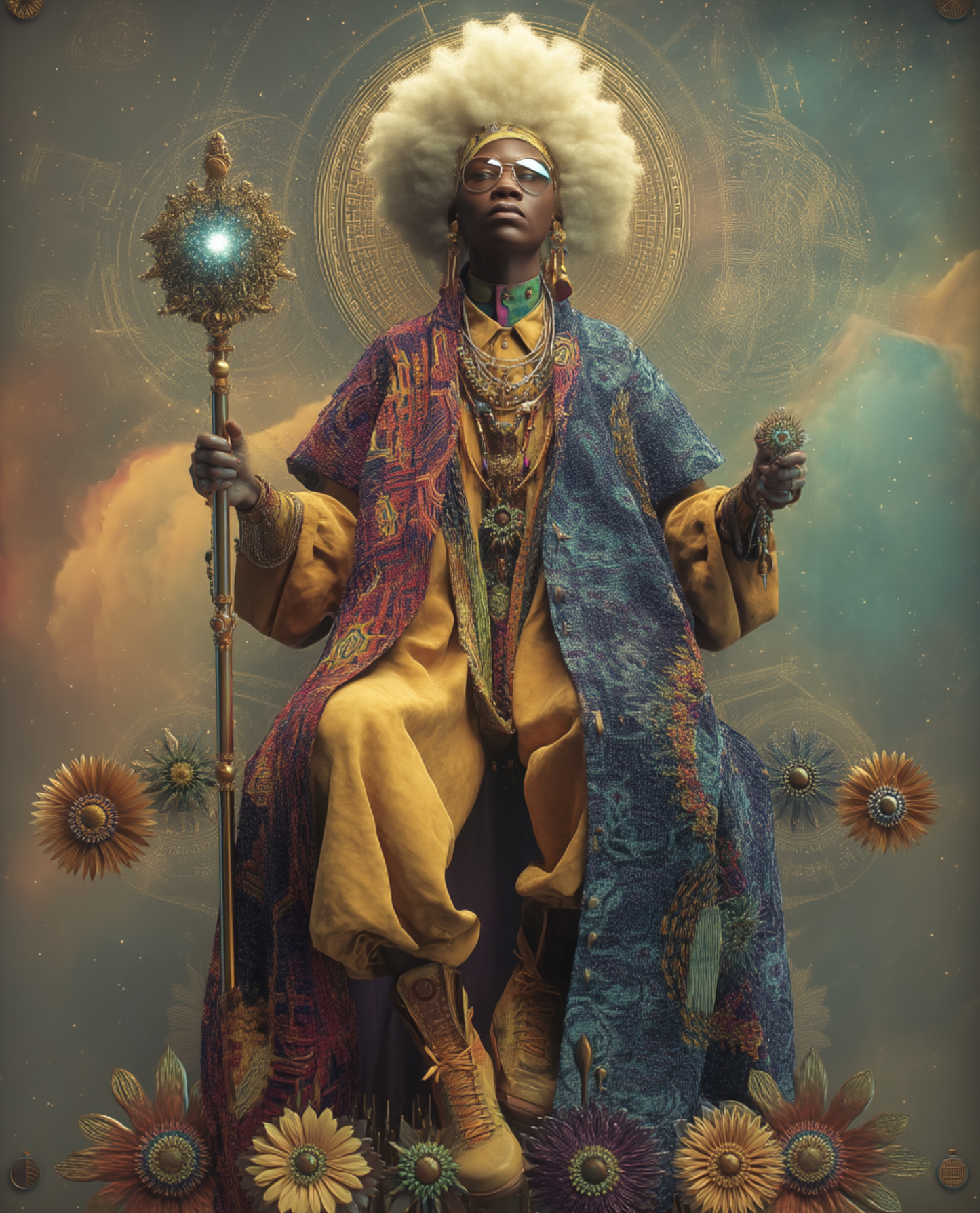 Crowned Radiance - Limited Gallery Edition(22" X 24")