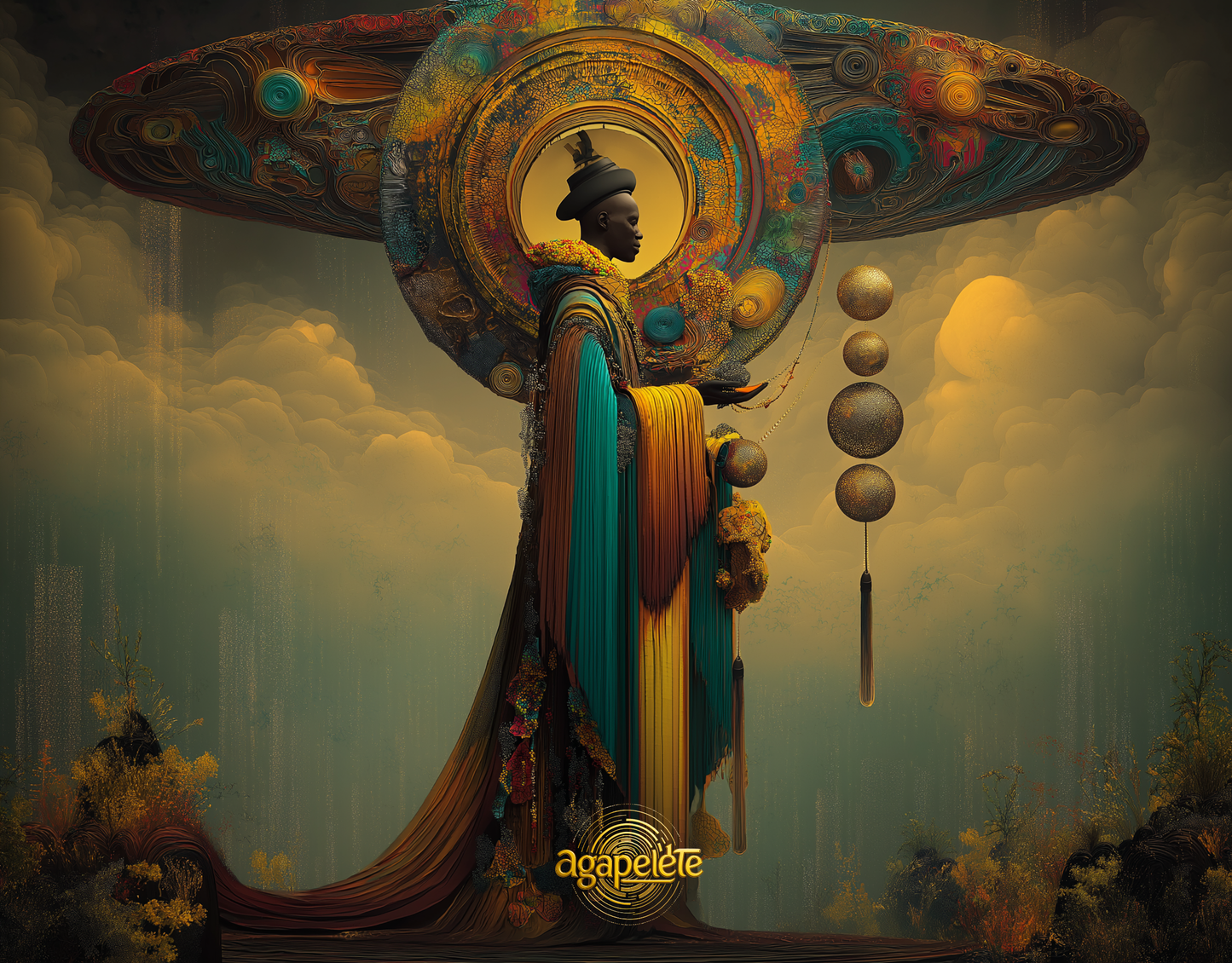 Bearer of the Infinite Weights (Gallery Edition, 24" x 19")